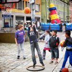 Shootout-Wetbewerb beim Kinderspaßtag 2012 in Freising