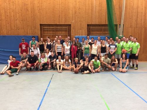 Gruppenbild Basketball-Hobbyturnier 2015